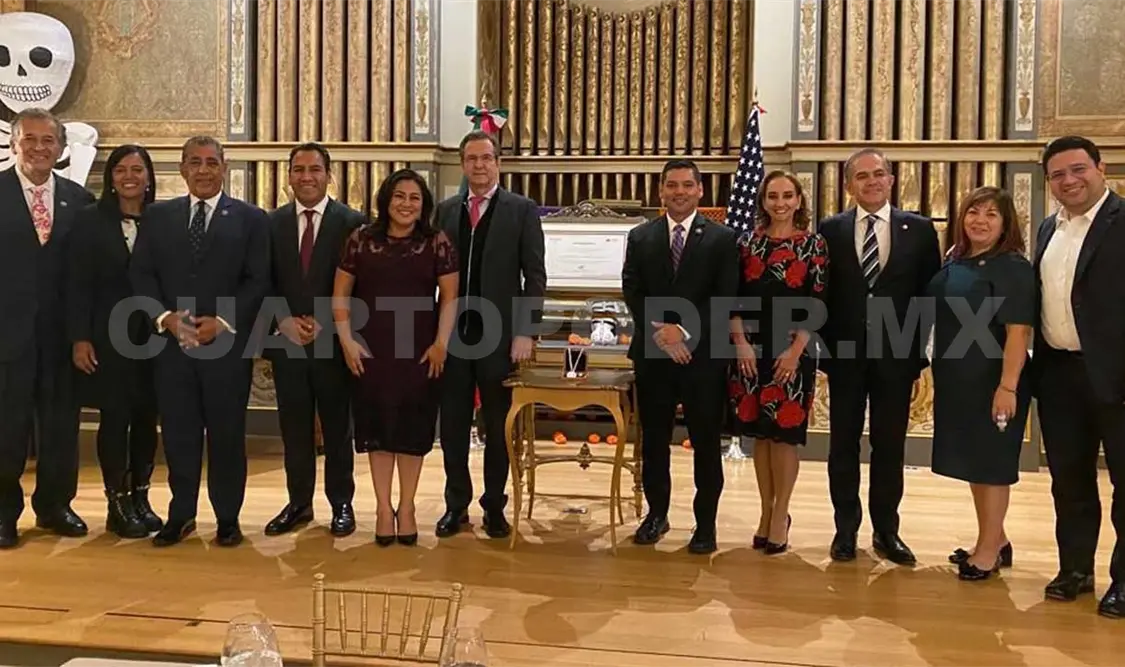 El senador de Morena, Eduardo Ramírez Aguilar, se reunió con inversionistas estadounidenses. CP