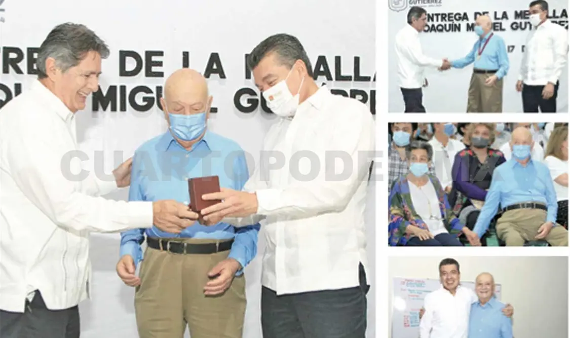 El Ayuntamiento de Tuxtla Gutiérrez otorgó esta presea como un reconocimiento a sus acciones a favor de la capital. CP