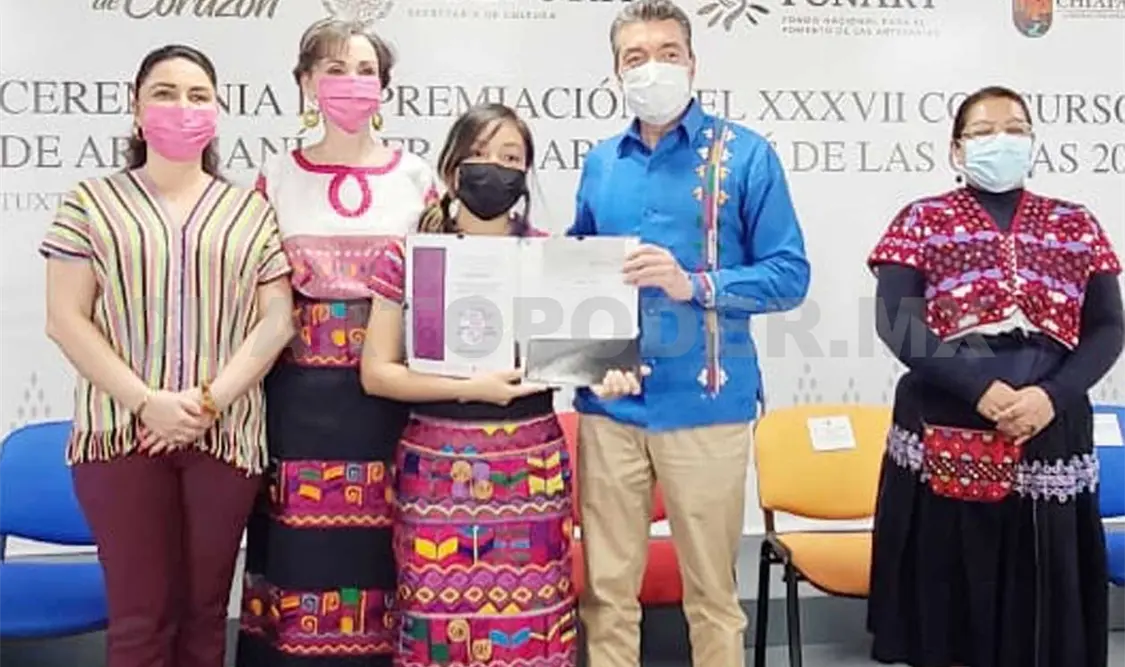 El gobernador encabezó la Ceremonia de Premiación del XXXVII Concurso Estatal de Artesanías “Fray Bartolomé de las Casas”. CP