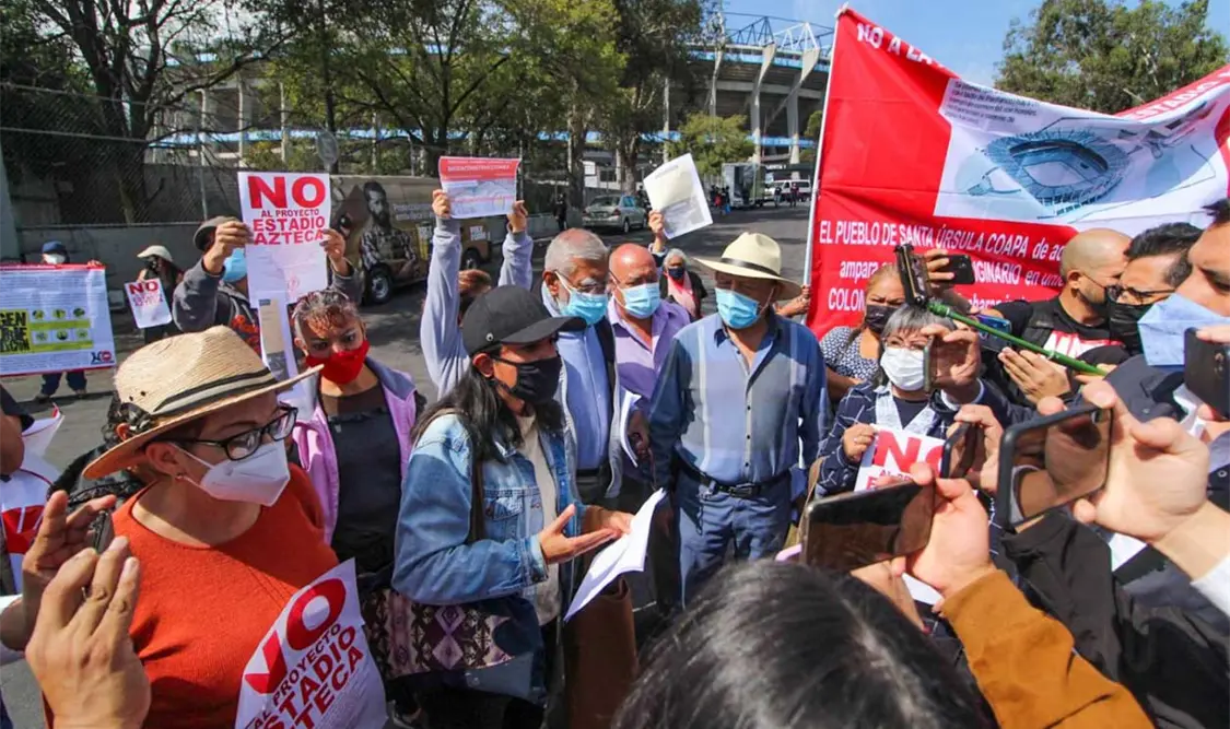 Se manifiestan en contra de megaproyecto