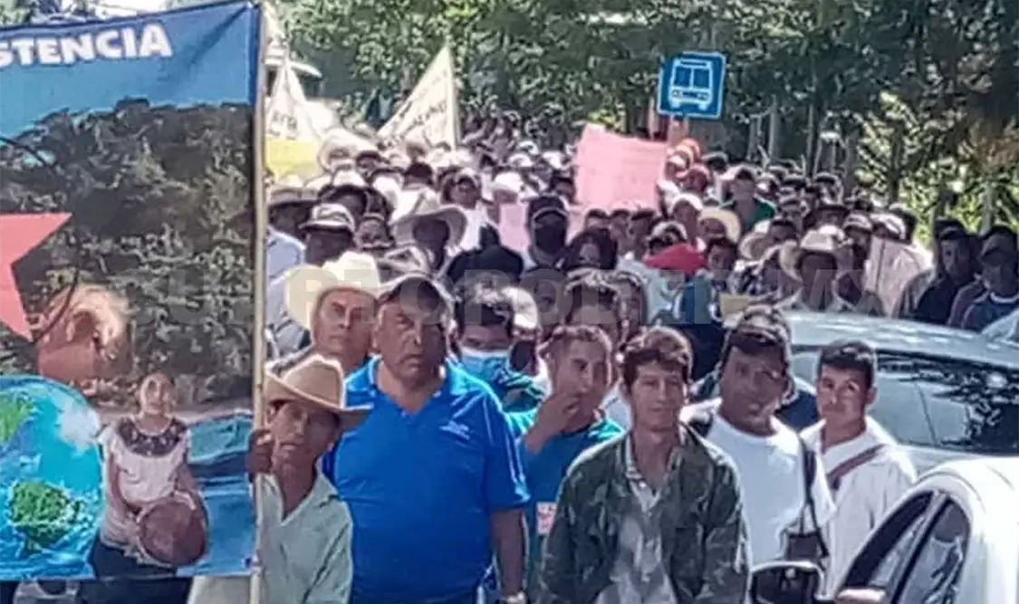 Esta protesta también apoya la reforma constitucional en materia energética propuesta por el presidente Andrés Manuel López Obrador. Elio Henríquez / CP