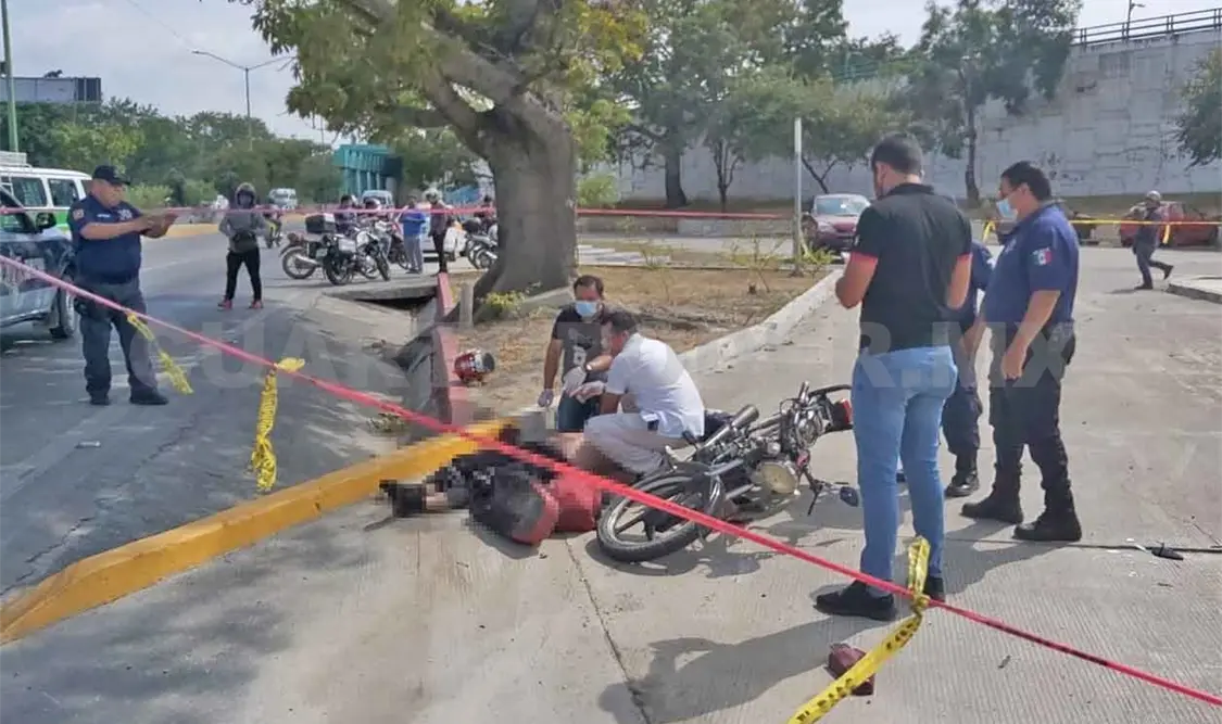 Fallece motociclista junto al parque Chiapasiónate