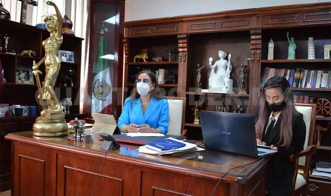 Preside PJE informe de actividades del Sipinna