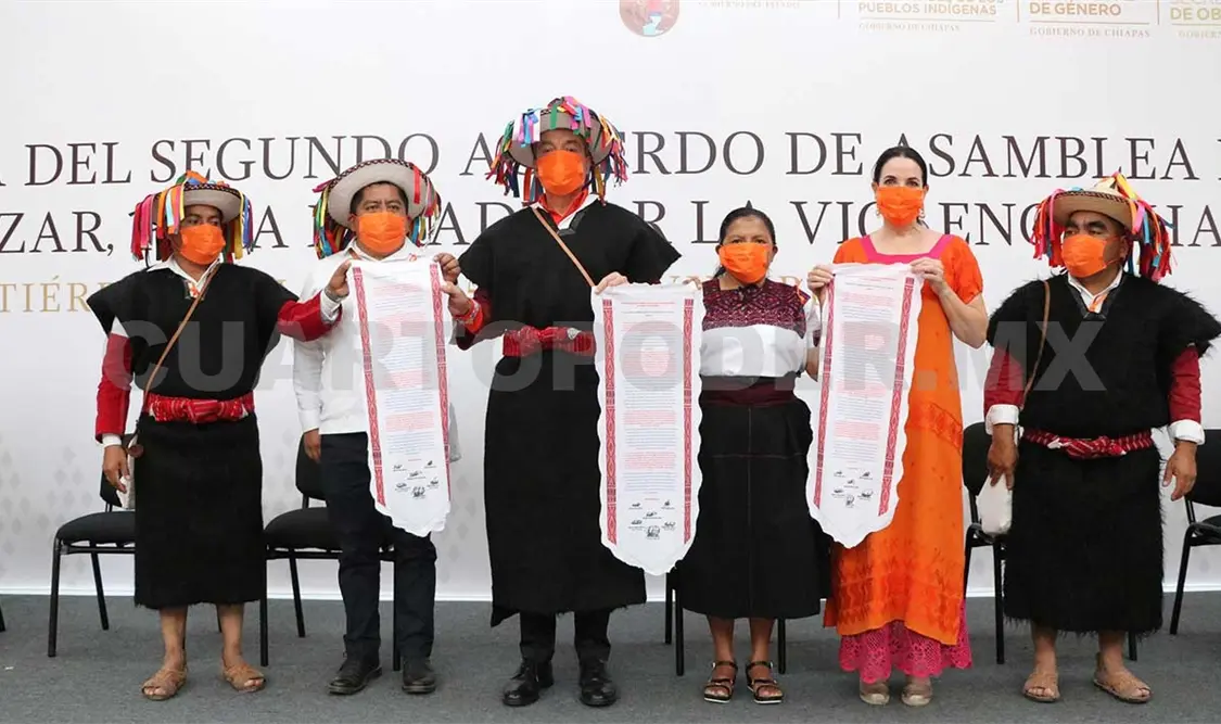 Reconoce a pueblos que se suman a erradicar la violencia