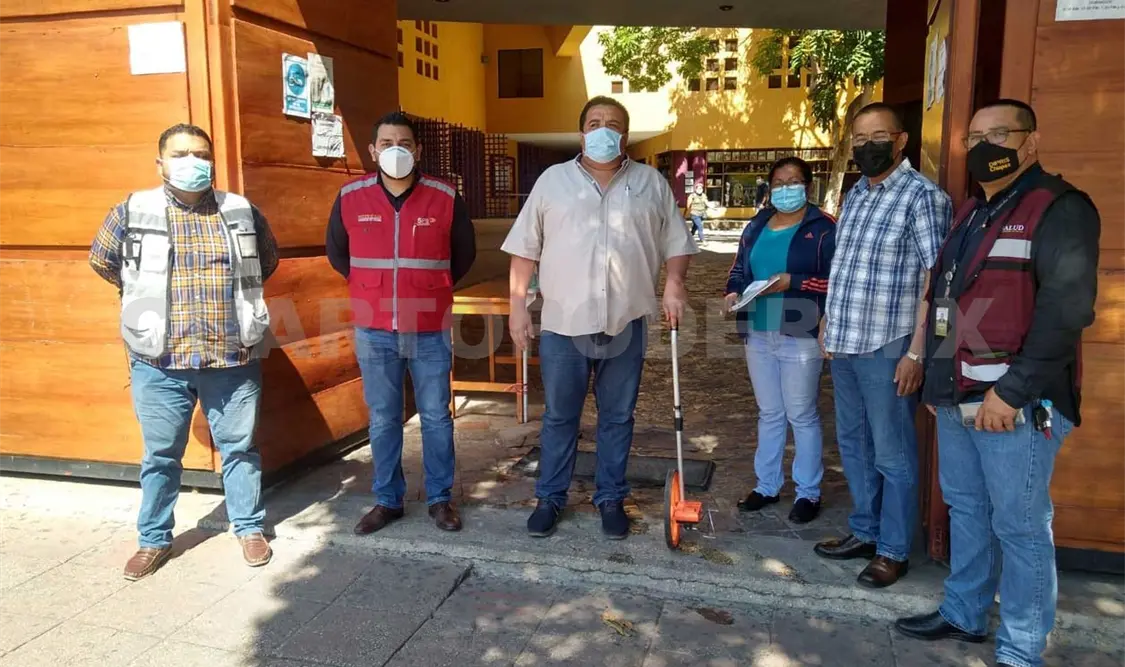 Supervisan seguridad en iglesia de Guadalupe