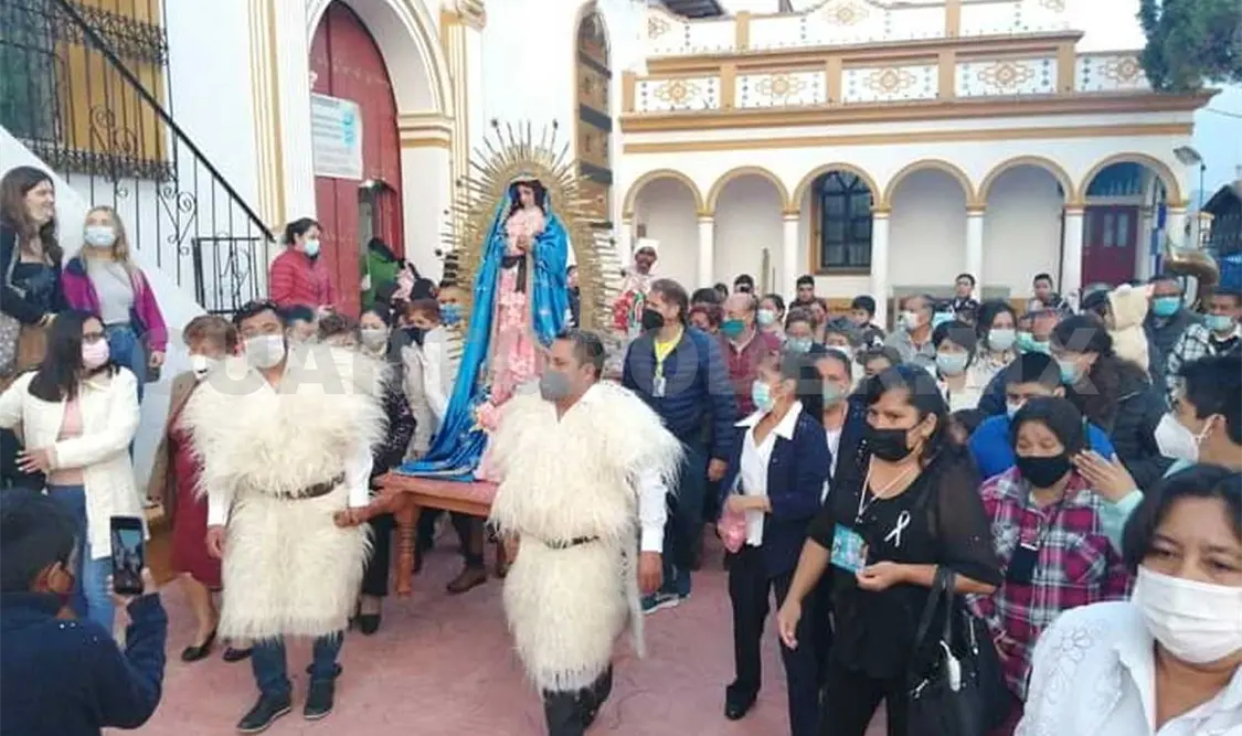 Inicia fiesta de la Virgen de Guadalupe