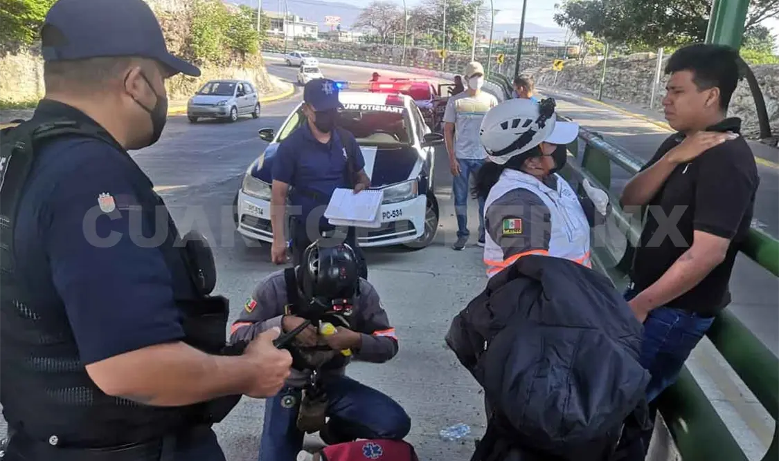 Joven lesionado al ser embestido en el Asta Bandera