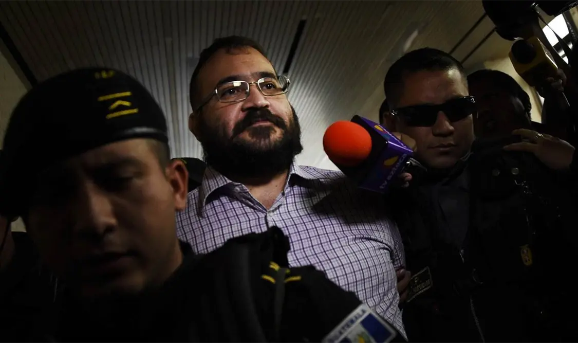 Cumplen orden de aprehensión contra Javier Duarte. Cortesía