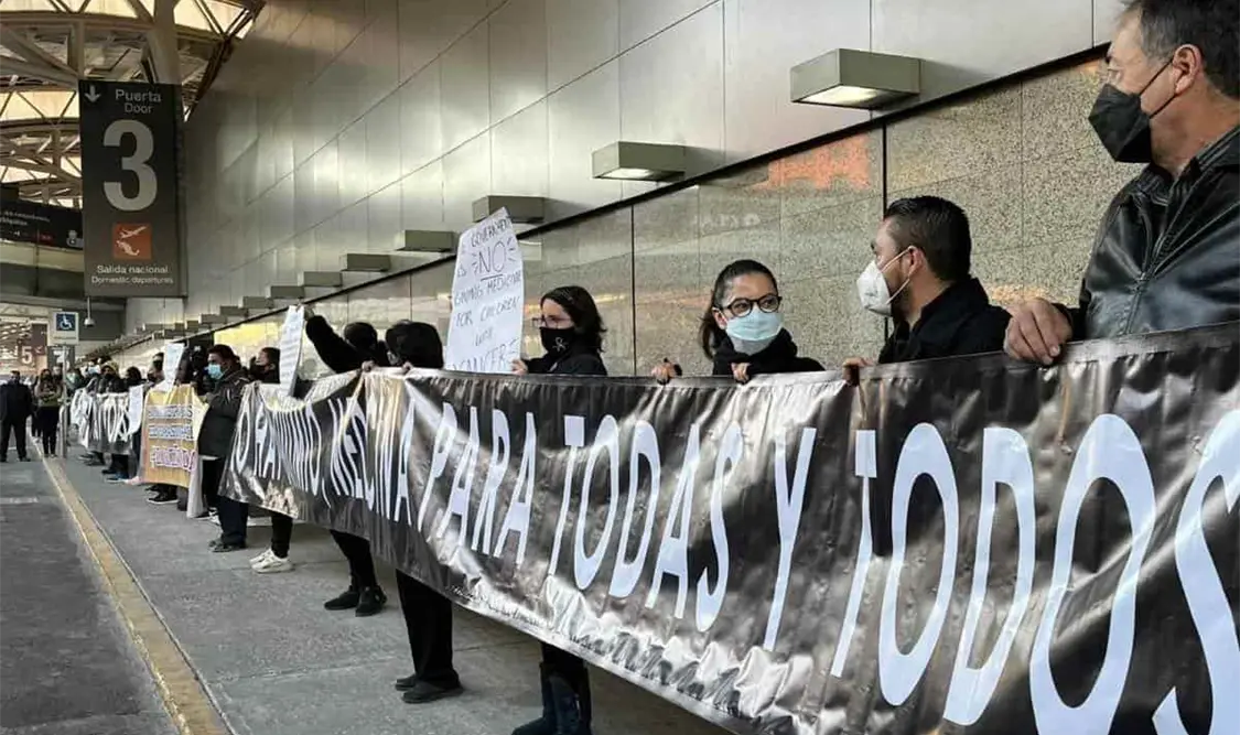 Padres señalan señalan el persistente desabasto de medicamentos, insumos y terapias para el tratamiento de cáncer infantil en México. Cortesía