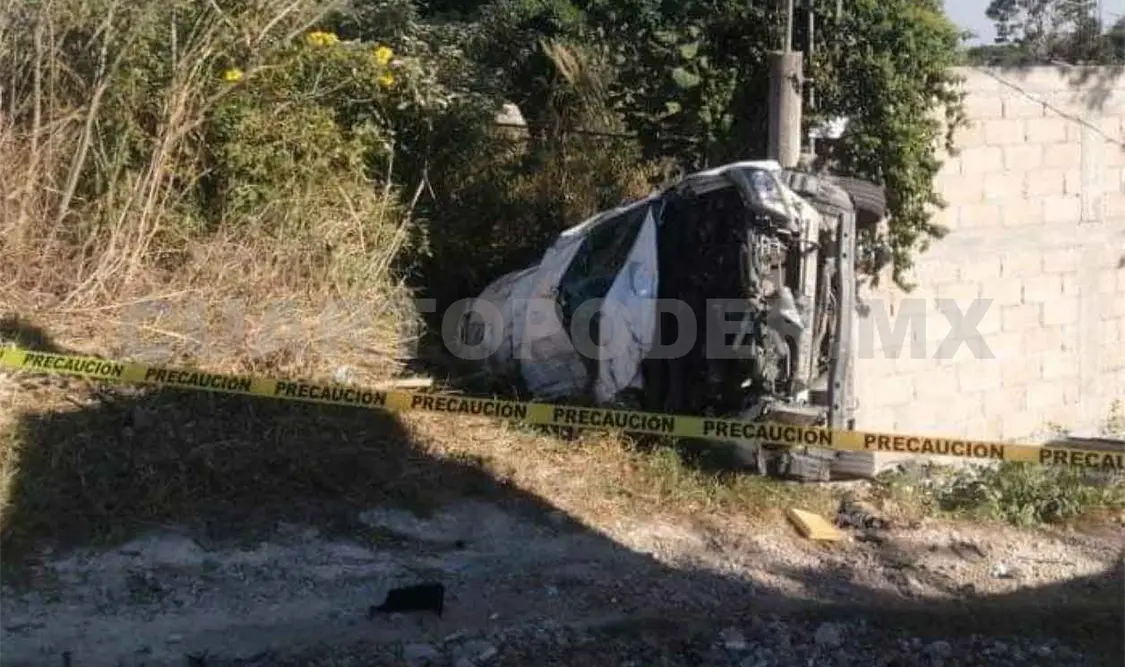 Una persona fallecida en aparatosa volcadura