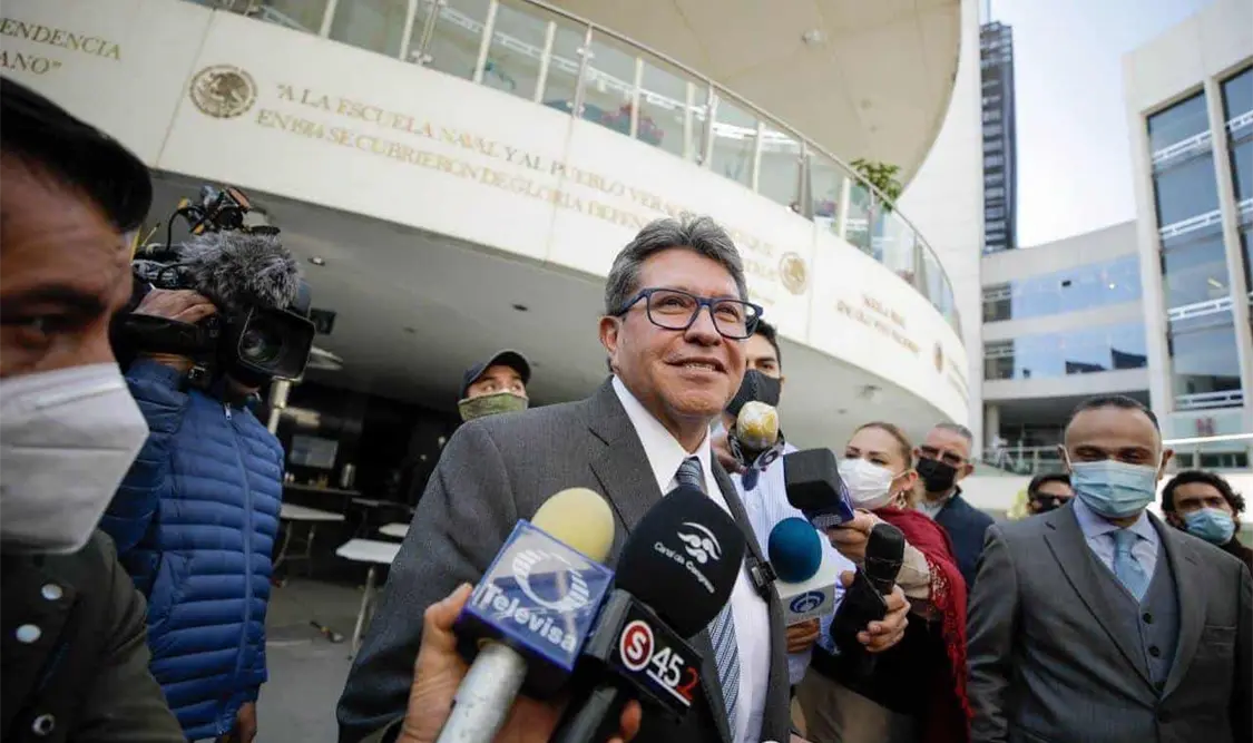 “Es tiempo de que el reloj de transparencia y anticorrupcio´n marque cero”, dijo Ricardo Monreal. Cortesía