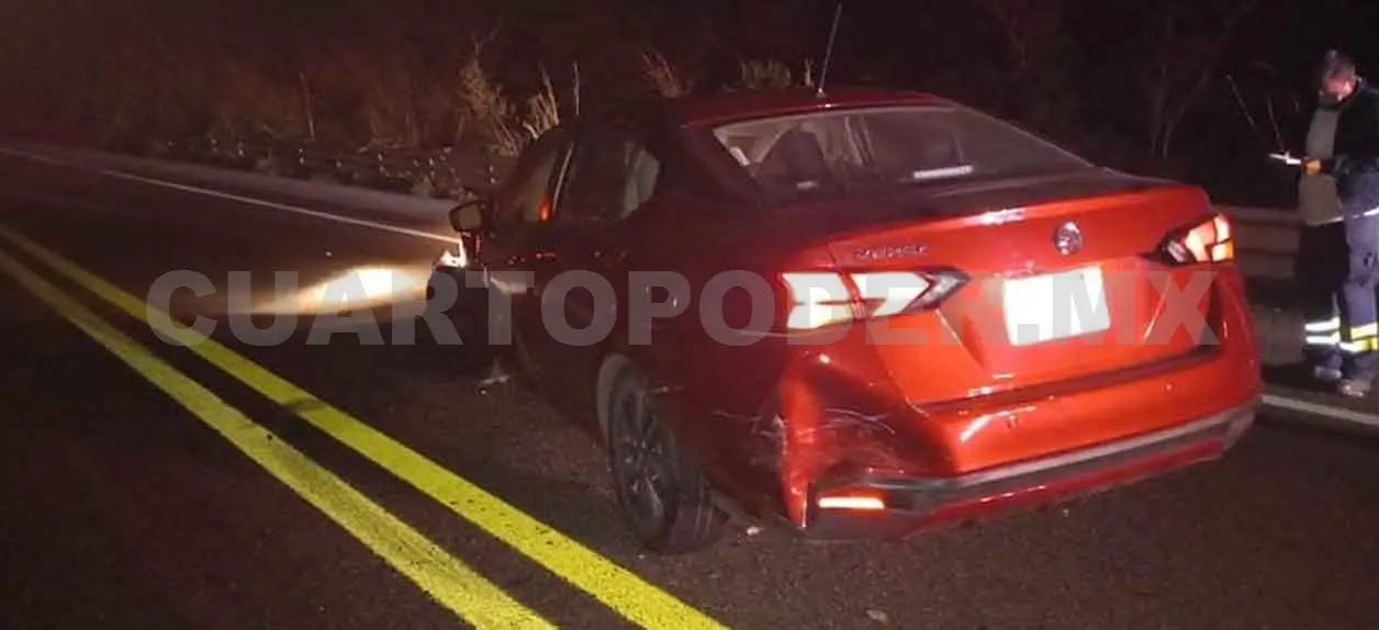 Fuerte accidente sobre la autopista a Las Choapas