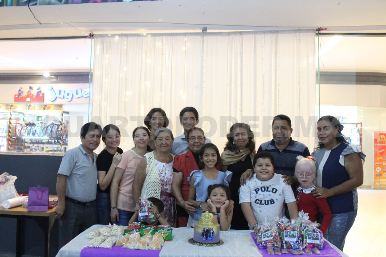 Judith cumplió 10 años
