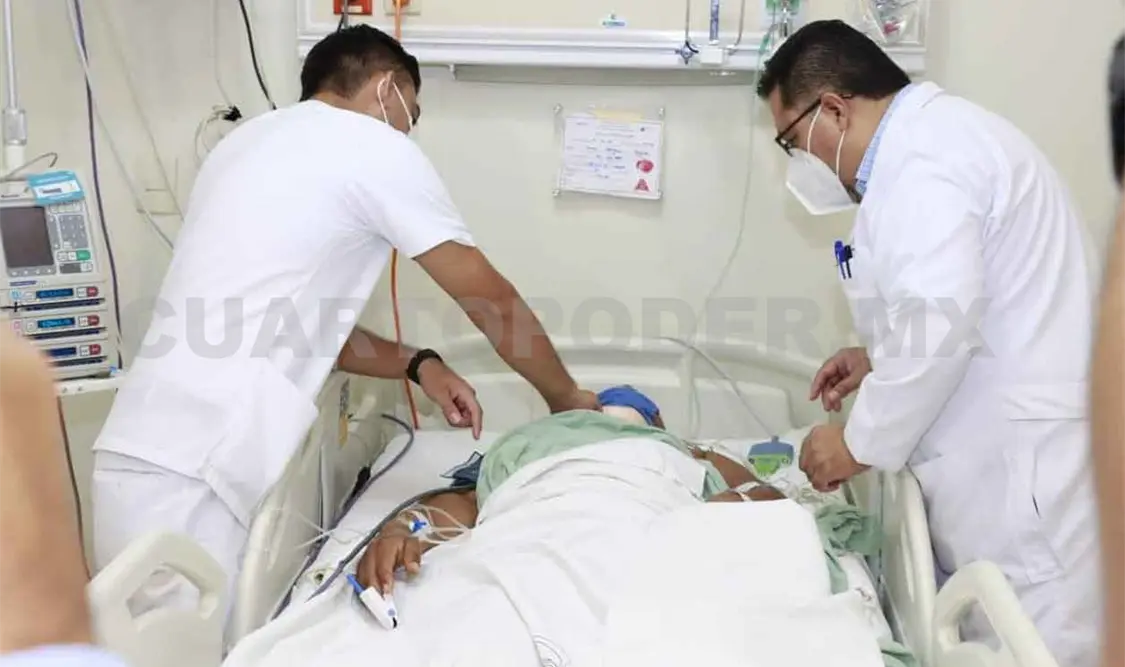 62 hospitalizados, 45 altas y 7 defunciones de migrantes