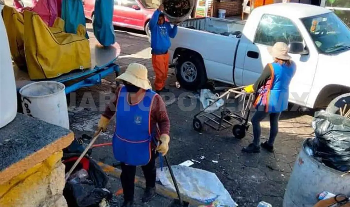 Dejan festejos guadalupanos 20 toneladas de basura