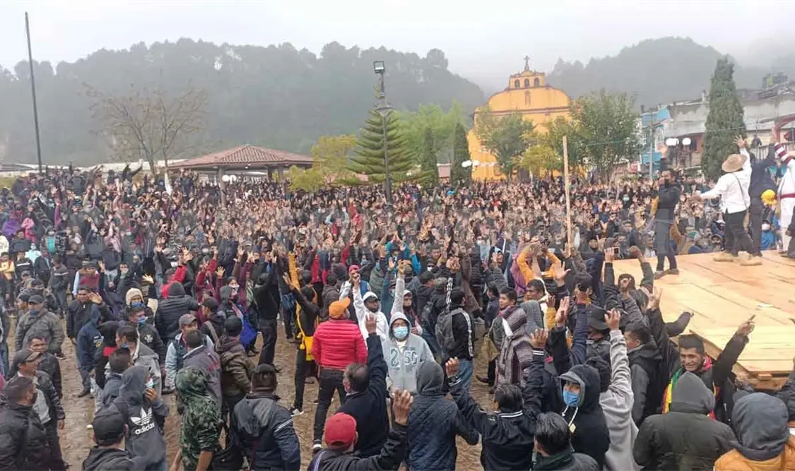 Toman alcaldía de Oxchuc