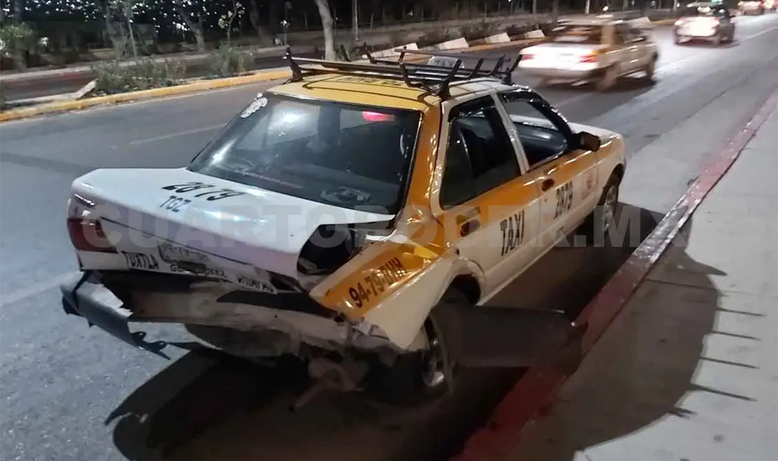 Encontronazo salda con una pasajera malherida