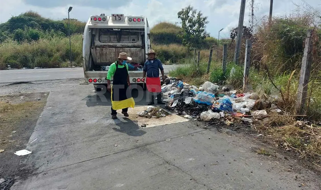 Migrantes dejan toneladas de basura a su paso