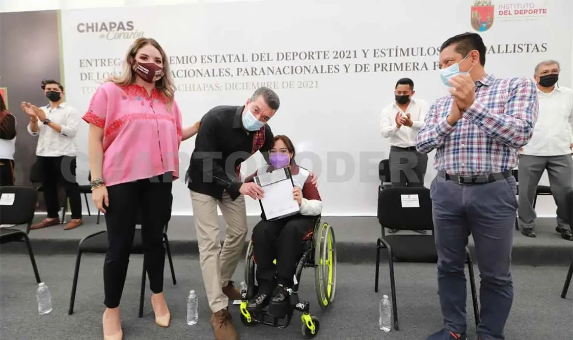 Entrega Escandón Premio Estatal del Deporte 2021