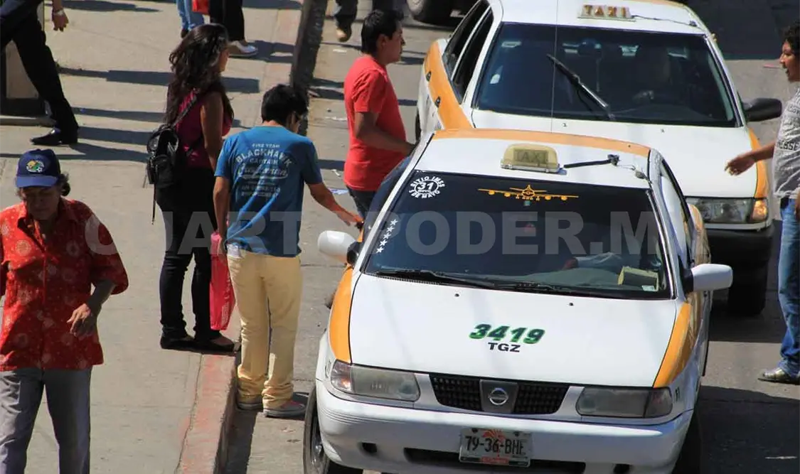Taxistas denuncian asaltos en colonia Los Pájaros