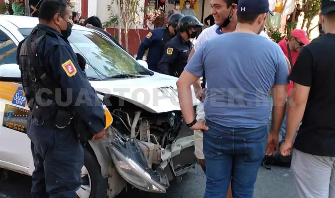 Impactan a motopatrullero