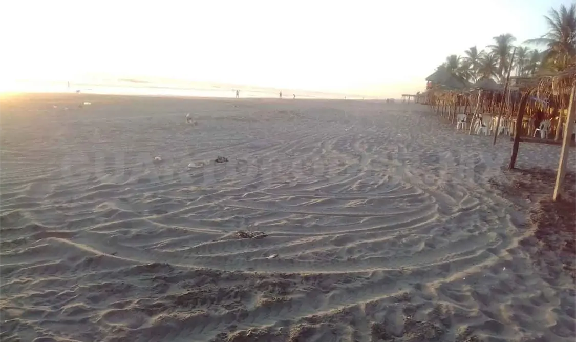 Playas lucen sucias tras vacaciones decembrinas