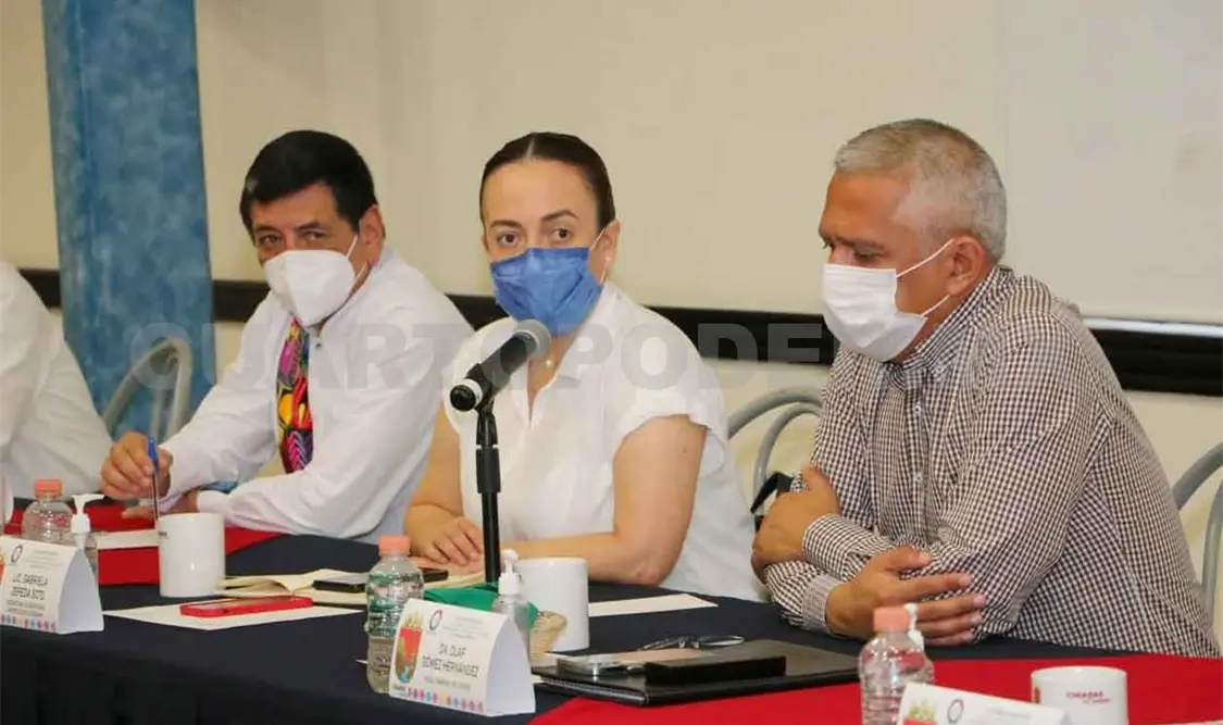 Acompaña Zepeda a REC en la Mesa de Seguridad