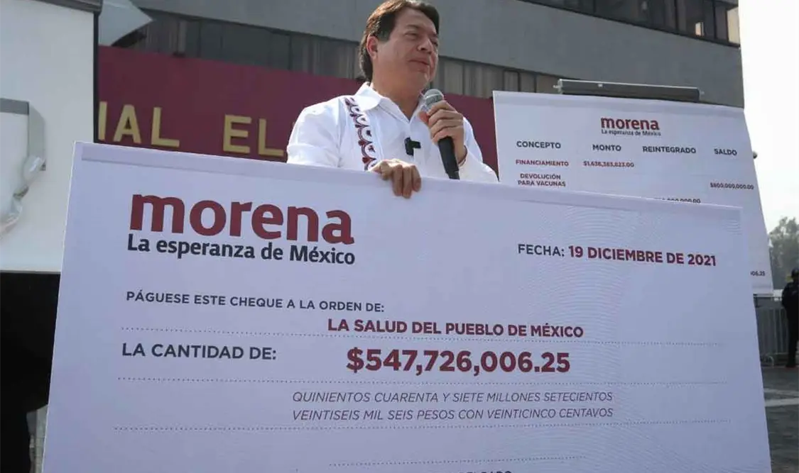 INE resolverá si partidos pueden devolver recursos