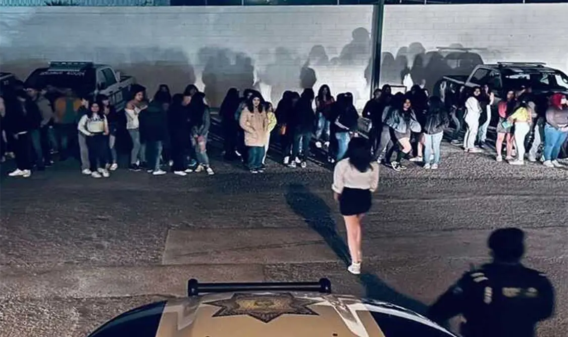 La fiesta fue convocada en la red social de Facebook. Cortesía