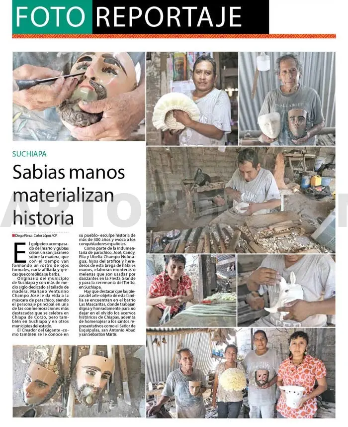 Sabias manos materializan historia