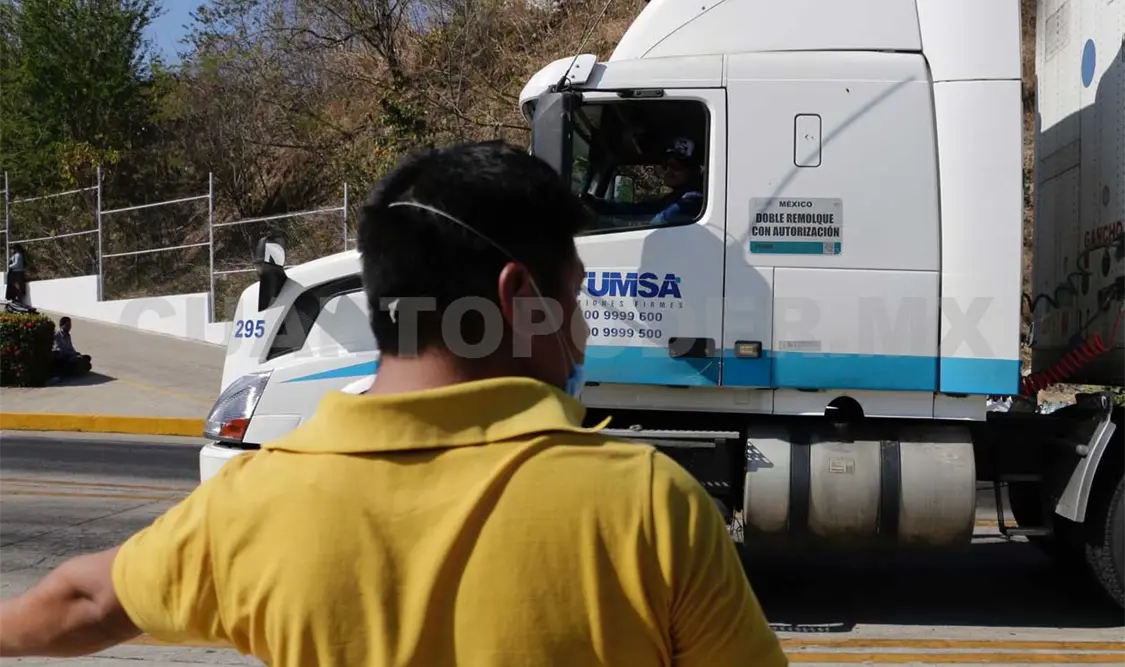 Los transportistas de carga pesada son un blanco para los radicales de este municipio. Diego Pérez / CP