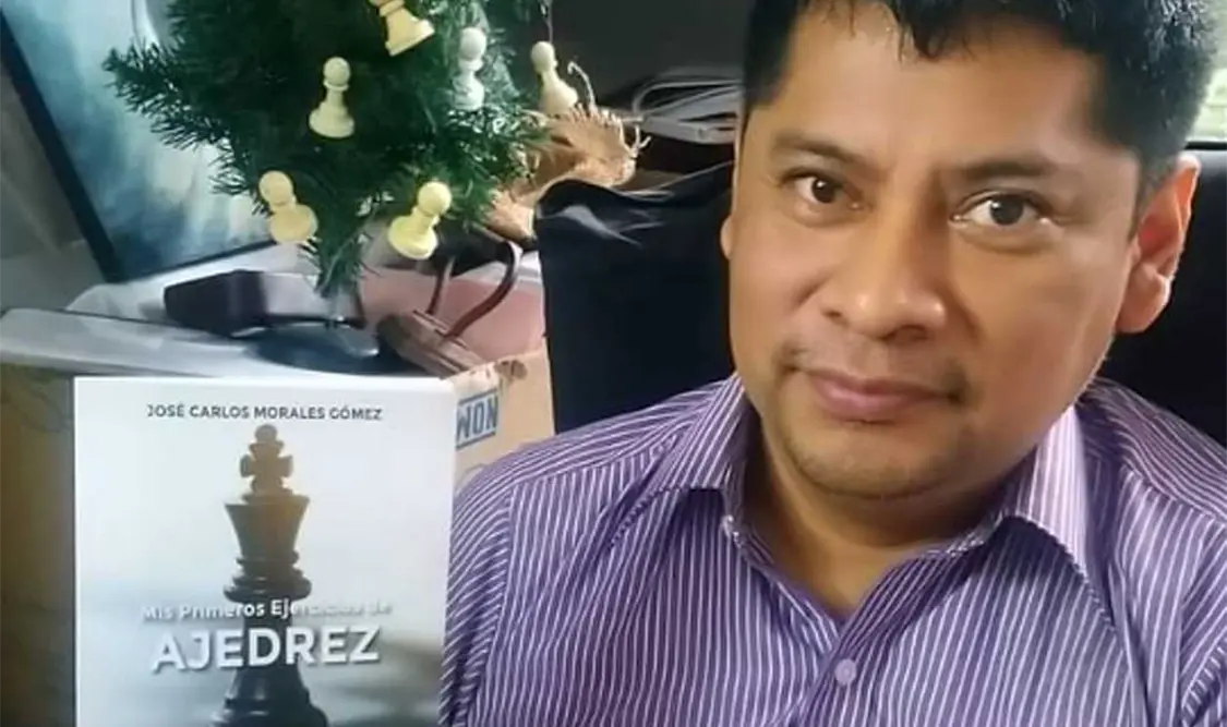 El presidente de la Asociación de Escritores Independientes de Chiapas, José Carlos Morales. Cortesía