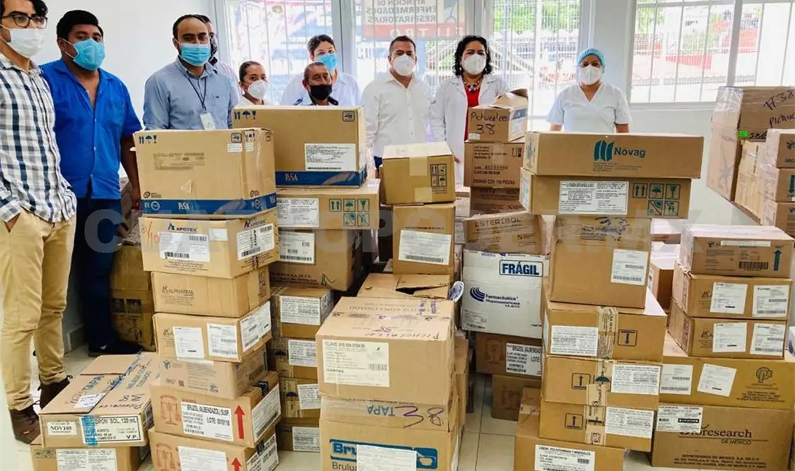 Chiapas inicia el año con abasto de medicamentos