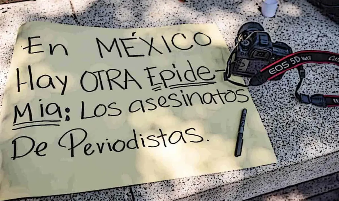 Los problemas de violencia y las agresiones a periodistas y personas defensoras de derechos humanos prevalecen. Cortesía