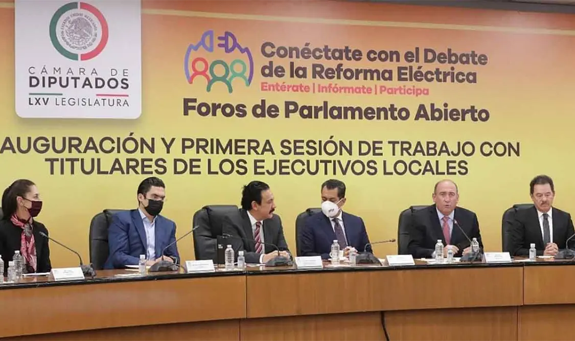 Inicia parlamento abierto de la reforma eléctrica