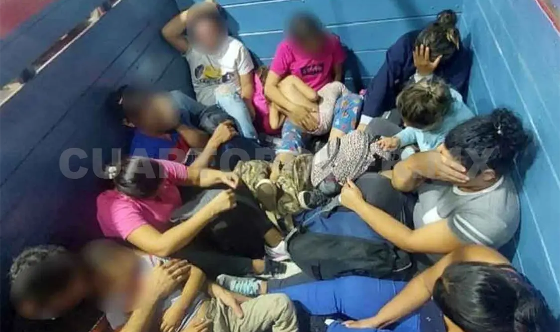 Migrantes habían evadido retén y son rescatados
