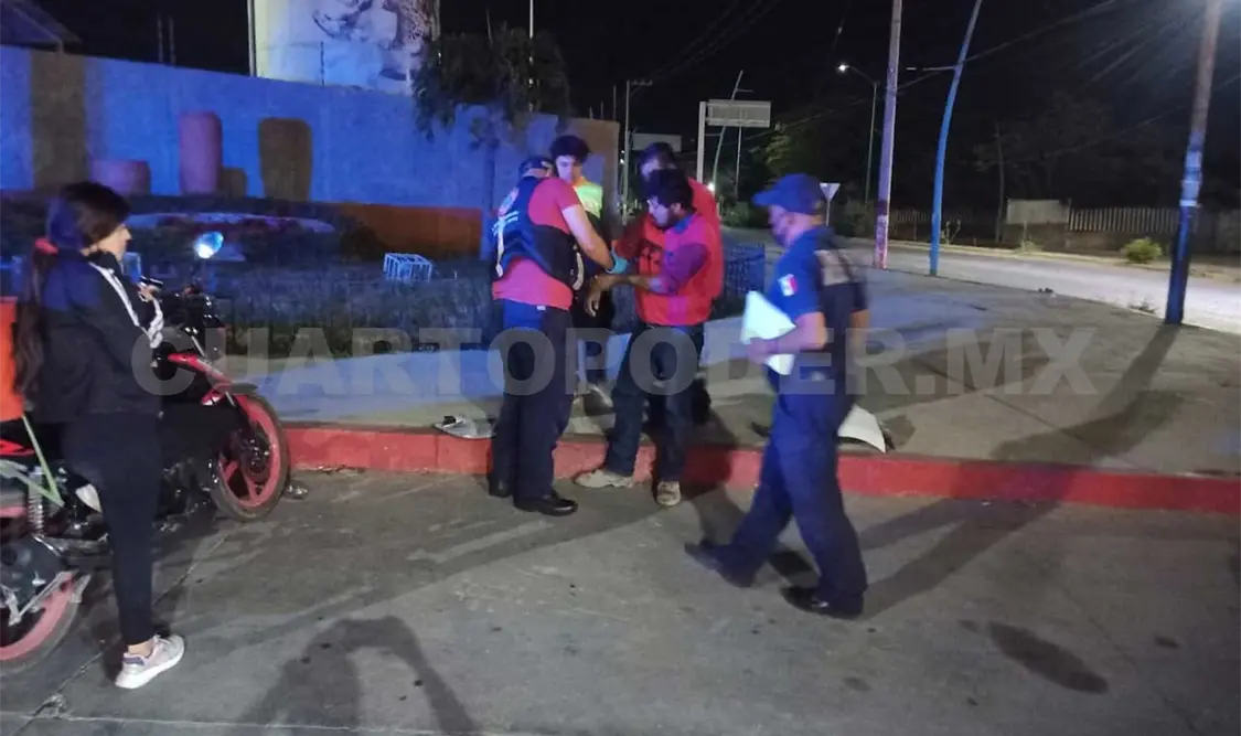 Sufre un percance y termina fracturado