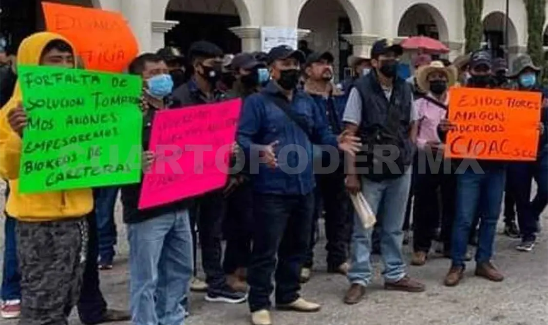 Comuneros piden solución a conflicto de tierras