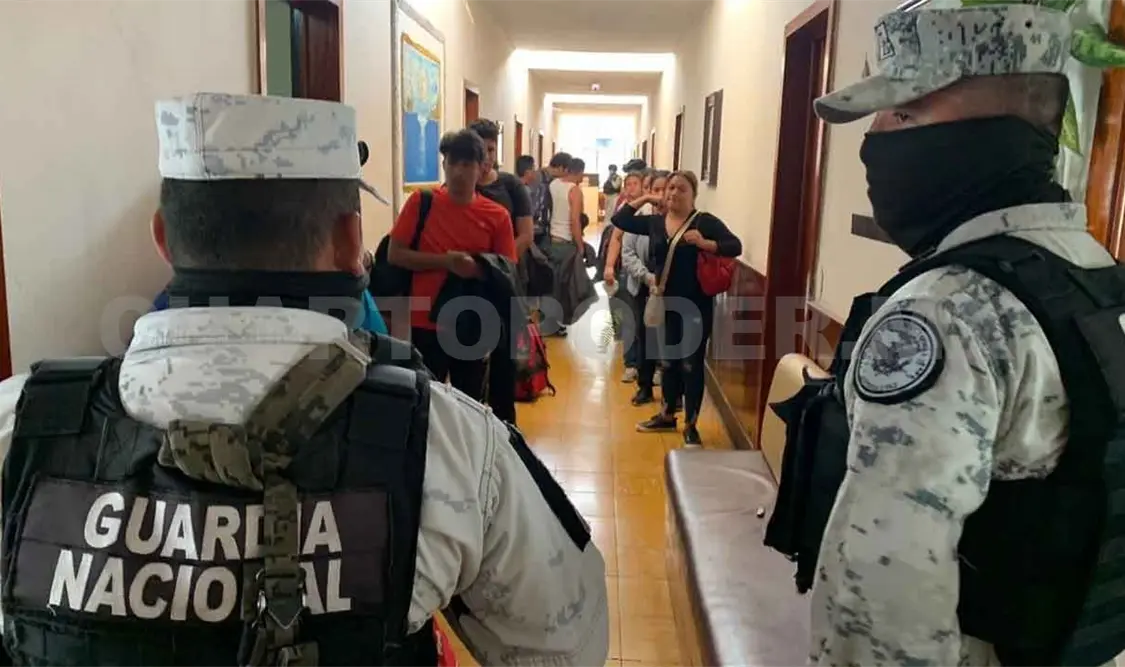 Ahora aseguran a 48 migrantes en un hotel