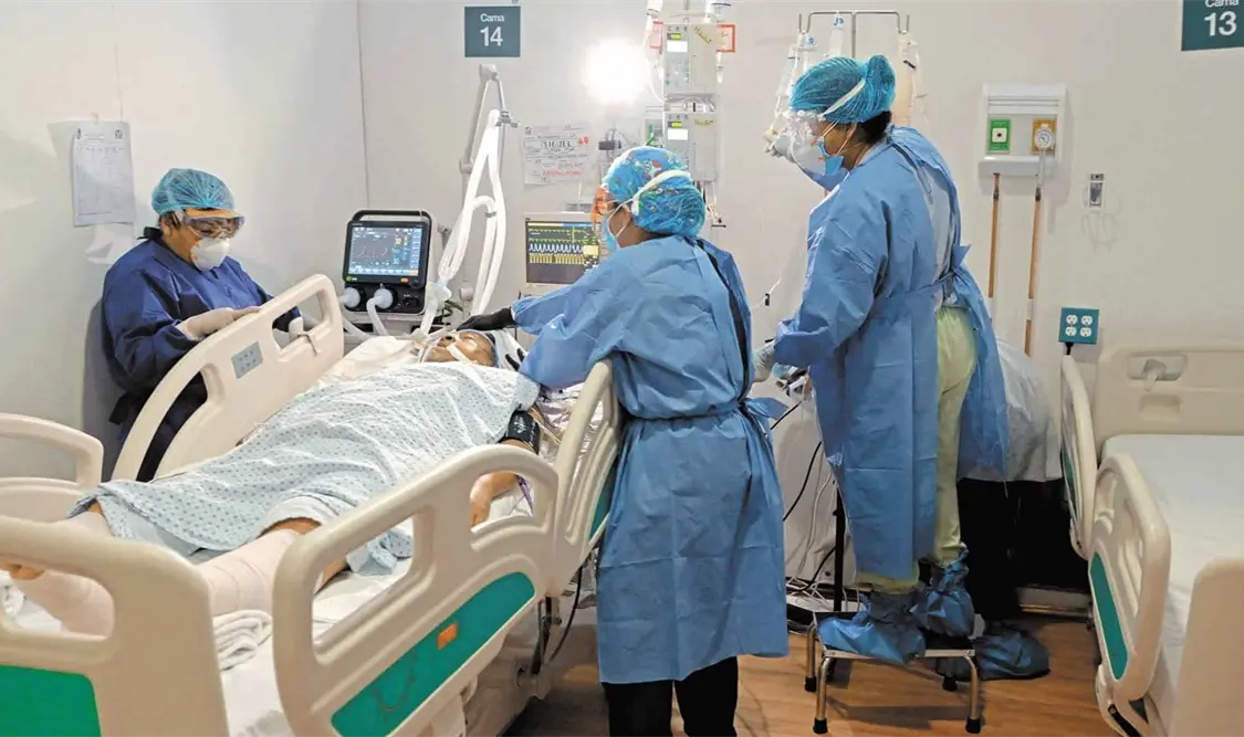 La habilitación de camas extra ocurrirá en cuanto alguno de los hospitales disponibles llegue al 70 % de su ocupación. Cortesía