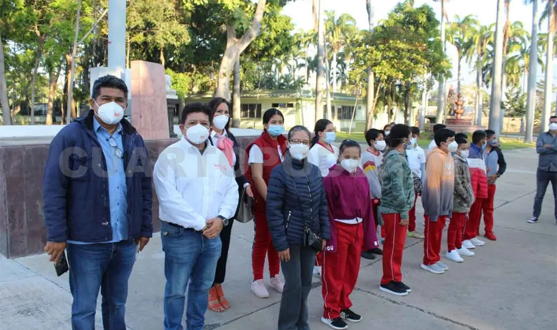 Rescatan valores cívicos en alumnado