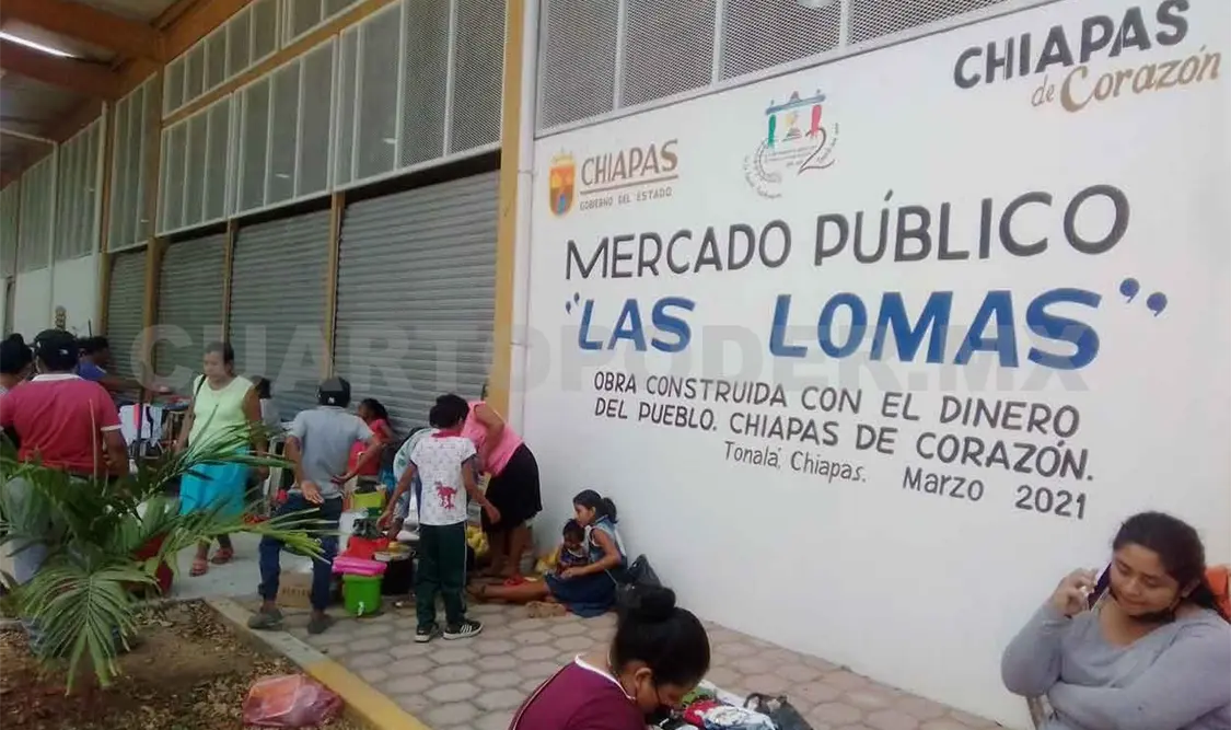 Cierran instalaciones del mercado de Tonalá