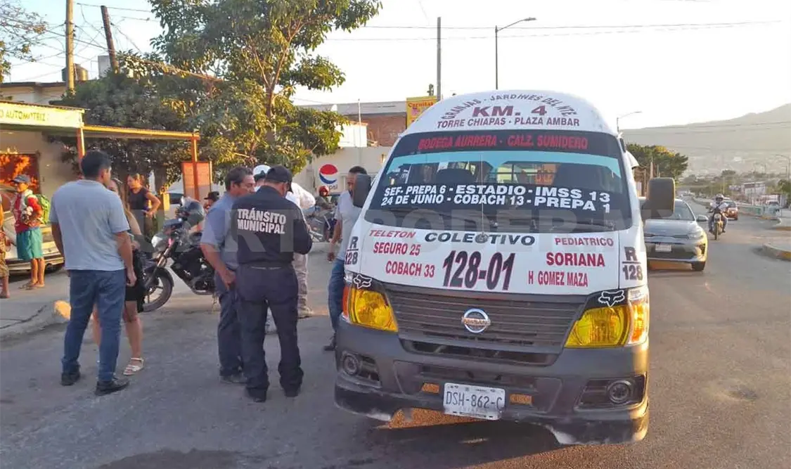 Atropellan a adolescente en Calzada al Sumidero