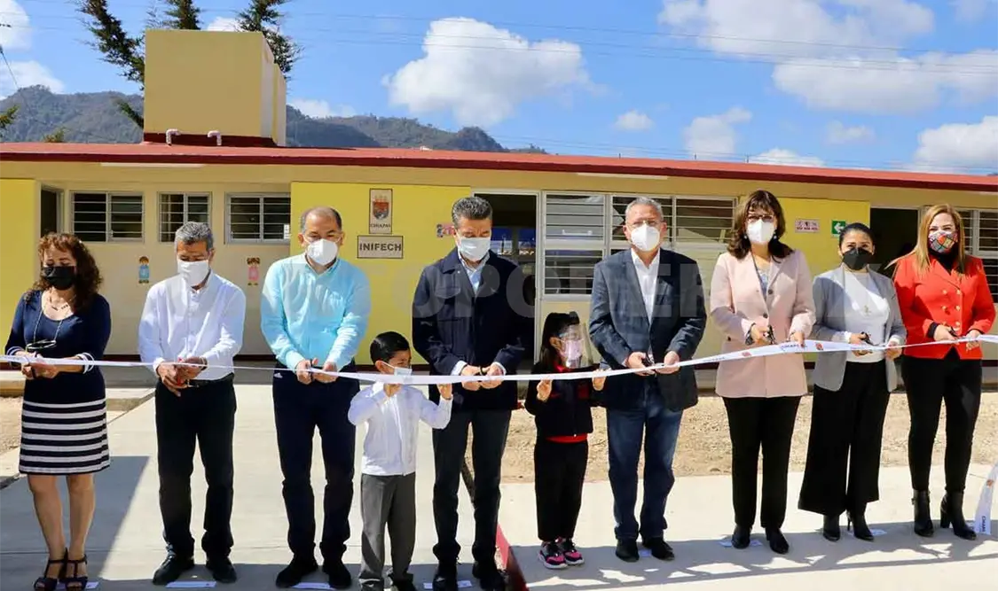 Inaugura REC plantel educativo en SCLC