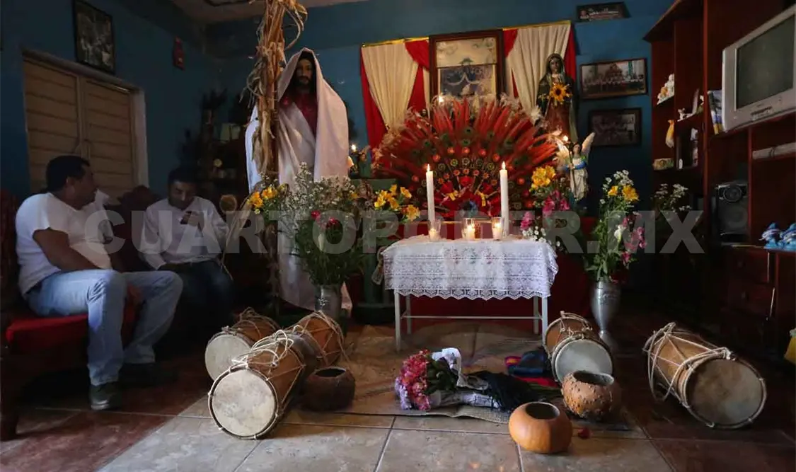 Zoques festejan a la Virgen de Candelaria