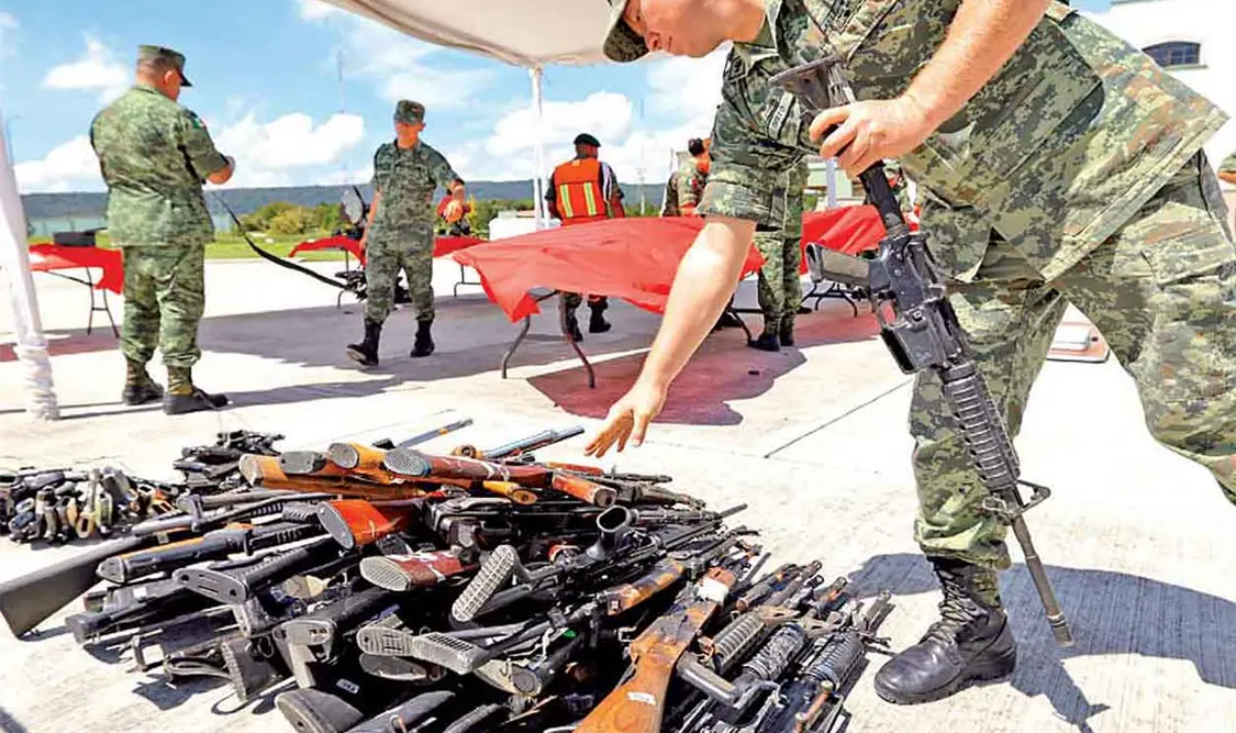 Sin armas de EU violencia en México no sería tan alta
