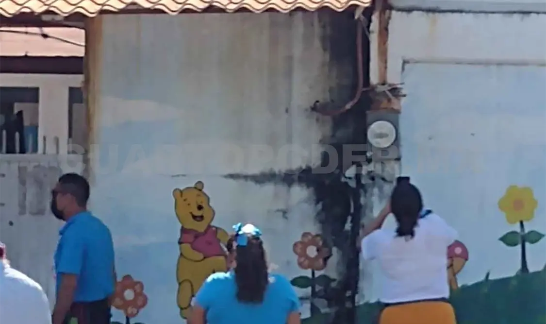 Alarma por cortocircuito en jardín de niños