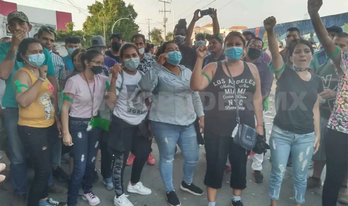 Mujeres migrantes inician huelga de hambre