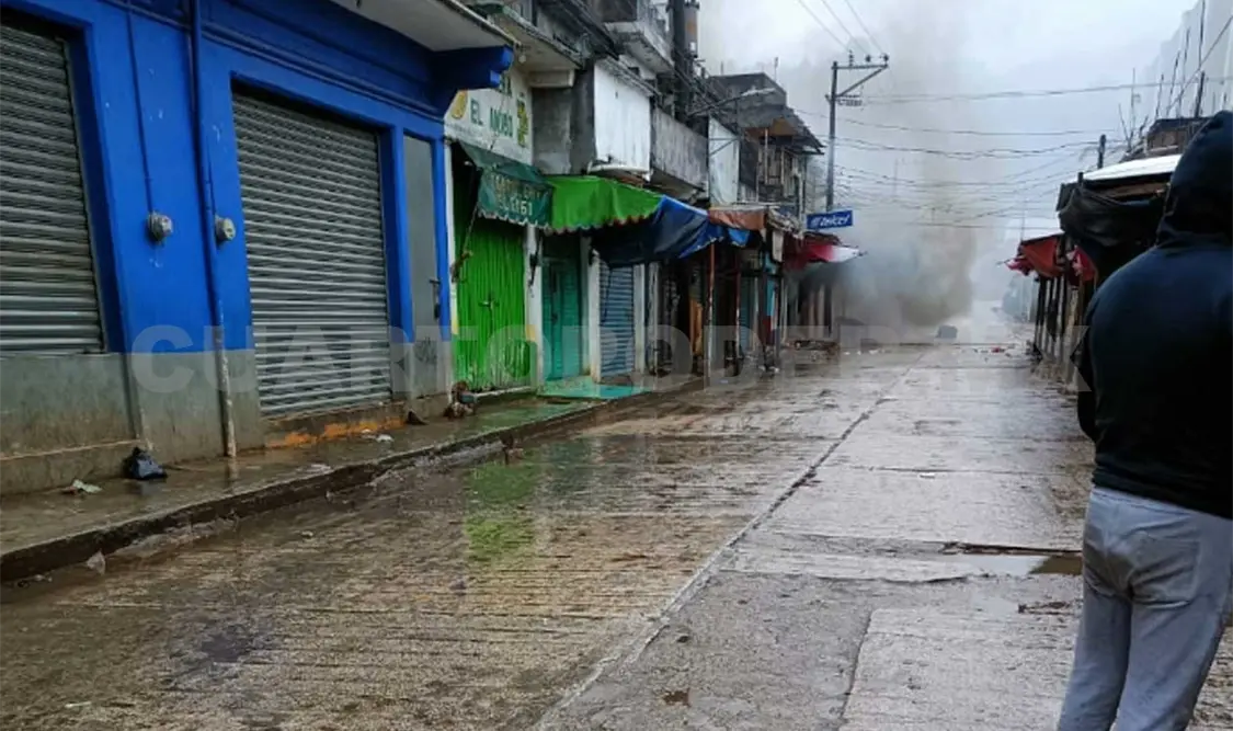 Algunas de las viviendas son propiedad de los integrantes del Órgano Electoral Comunitario de Oxchuc. Elio Henríquez / CP