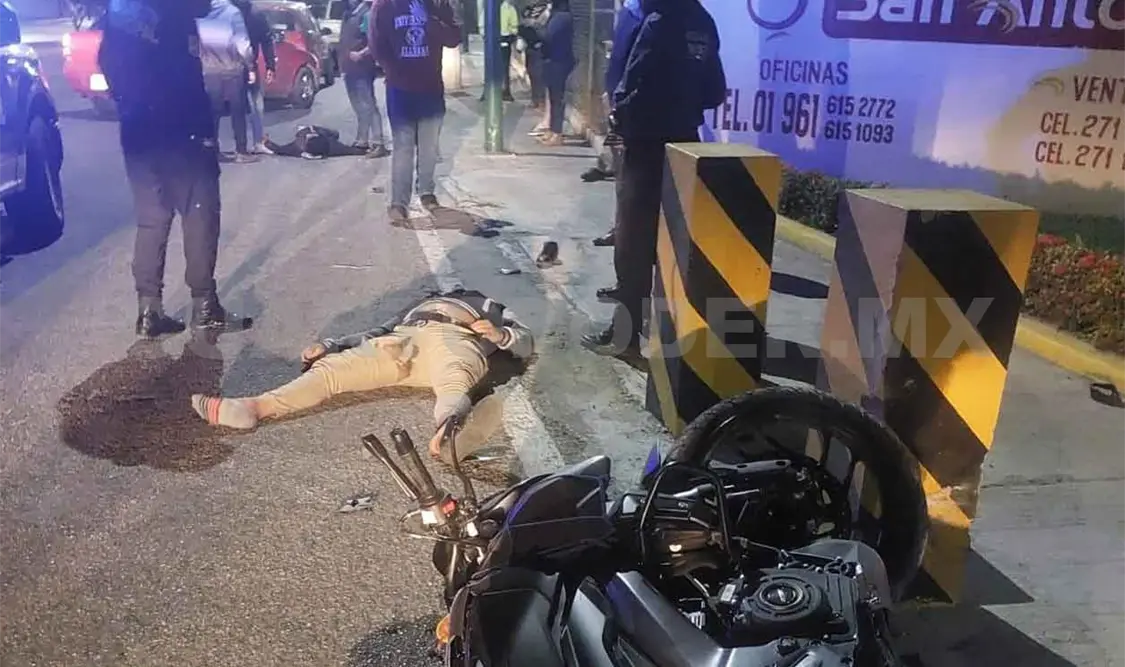 Se accidentan jovencitos y son llevados al hospital